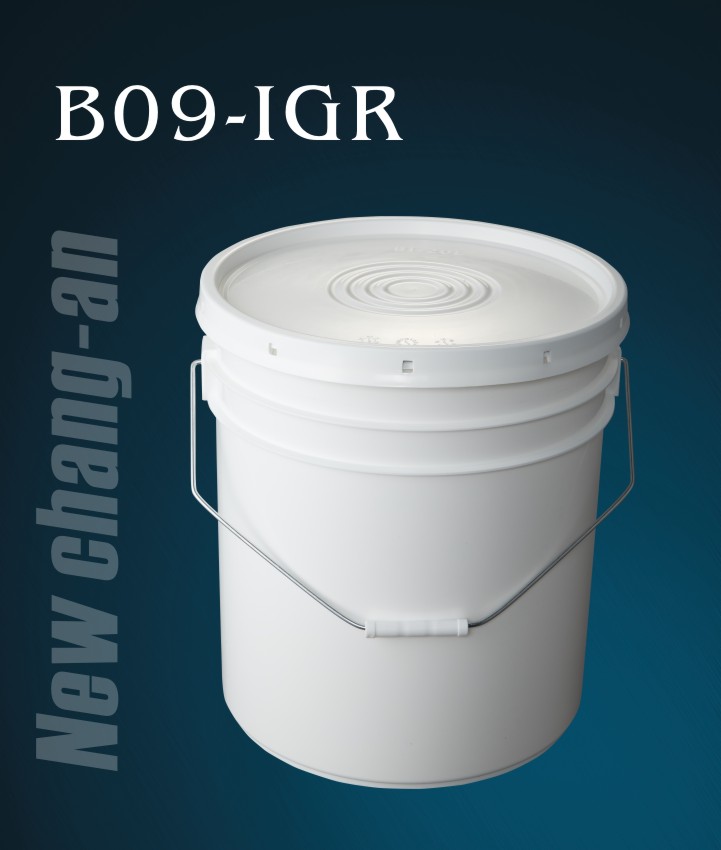 20L Bolga de plástico para serviço pesado B09-Empregada com tampa e alça para adesivos de construção